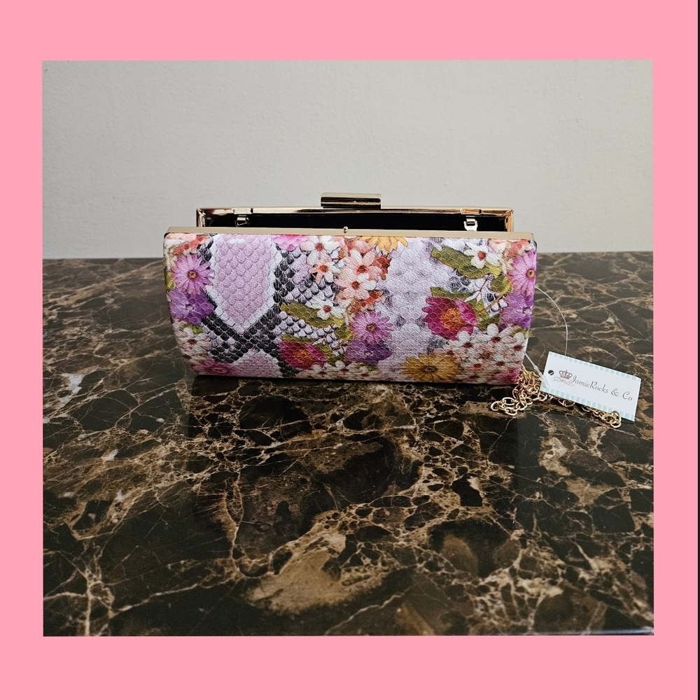 Floral Clutch Bag